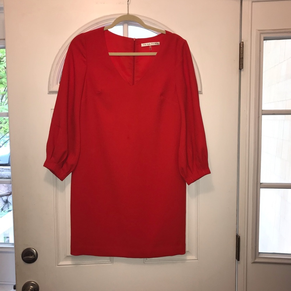 Trina Turk red mini dress